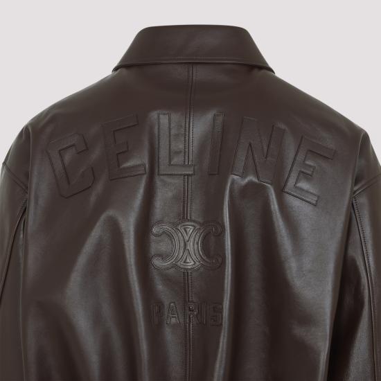 26SS 셀린느 카프스킨 테디 자켓 RV14D599E 19CO CHOCOLATE - CELINE