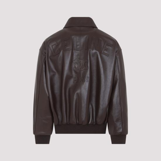 26SS 셀린느 카프스킨 테디 자켓 RV14D599E 19CO CHOCOLATE - CELINE