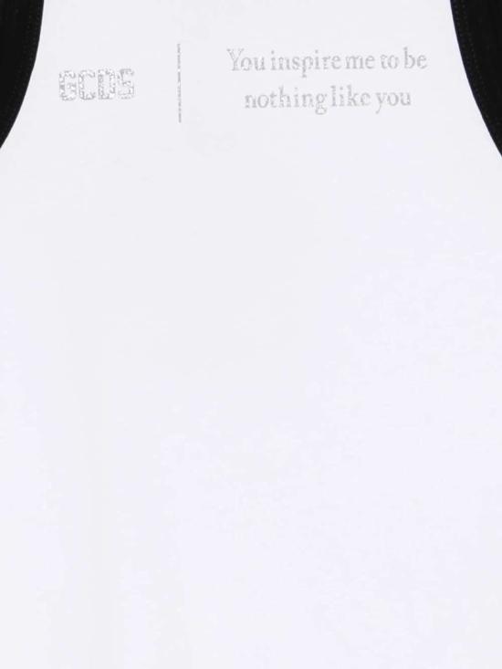 26SS 지씨디에스 탑 C1WWQG088J080 OPTIC WHITE BLACK 100B - GCDS