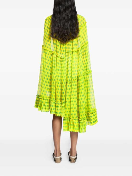 26SS 드리스 반 노튼 미디 원피스 2610110803094 YELLOW 202 - DRIES VAN NOTEN