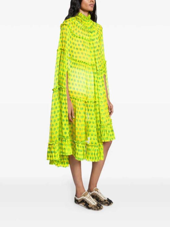 26SS 드리스 반 노튼 미디 원피스 2610110803094 YELLOW 202 - DRIES VAN NOTEN