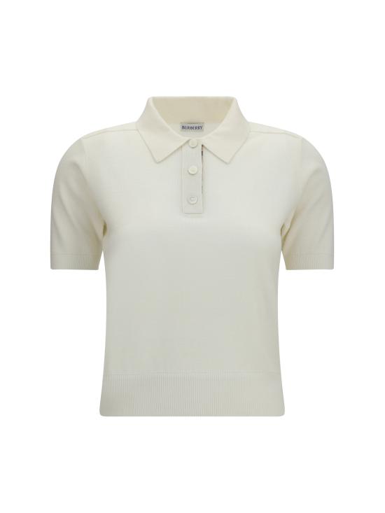 26SS 버버리 울 폴로 셔츠 8112168 B7078 CREAM