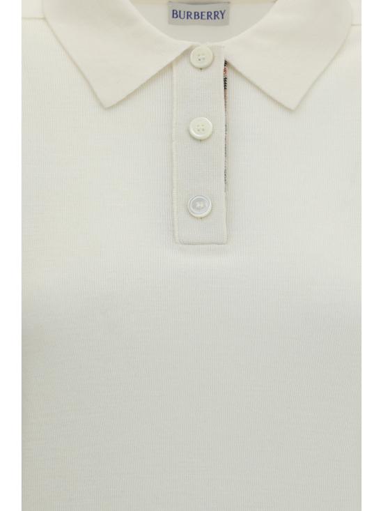 26SS 버버리 울 폴로 셔츠 8112168 B7078 CREAM - BURBERRY