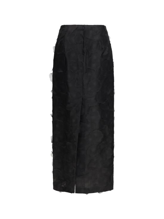 26SS 막스마라 롱 스커트 2611101273600 002 BLACK - MAX MARA
