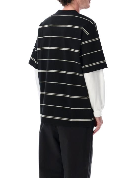 26SS 꼼데가르송 반팔 티셔츠 HQT003051 BLACK GREY - COMME DES GARCONS