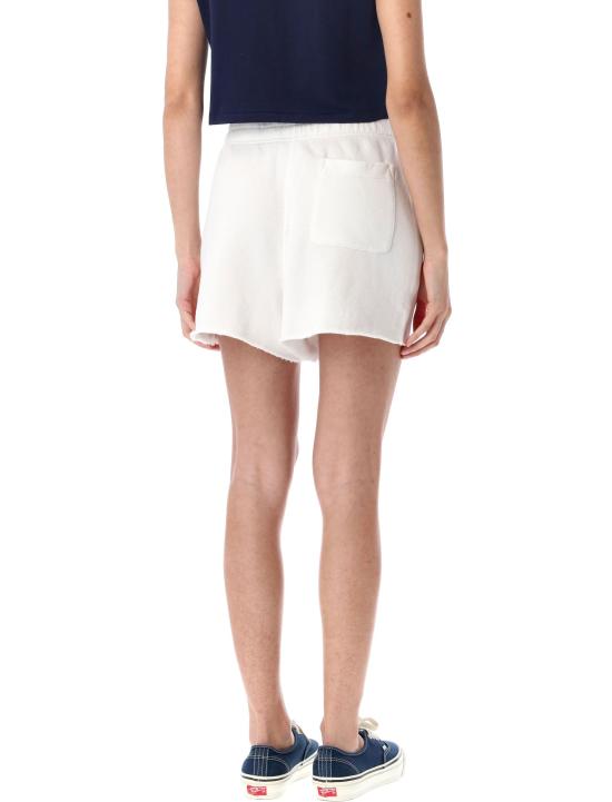 26SS 폴로 랄프로렌 포니 로고 자수 레귤러핏 쇼츠 211965103 001 Bianco - POLO RALPH LAUREN