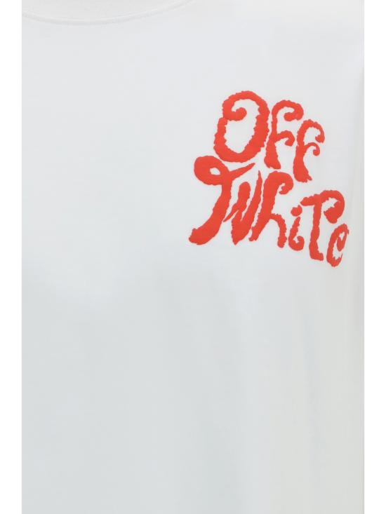 26SS 오프화이트 반팔 티셔츠 44MAA120S26J00M100 1000 WHITE - OFF WHITE