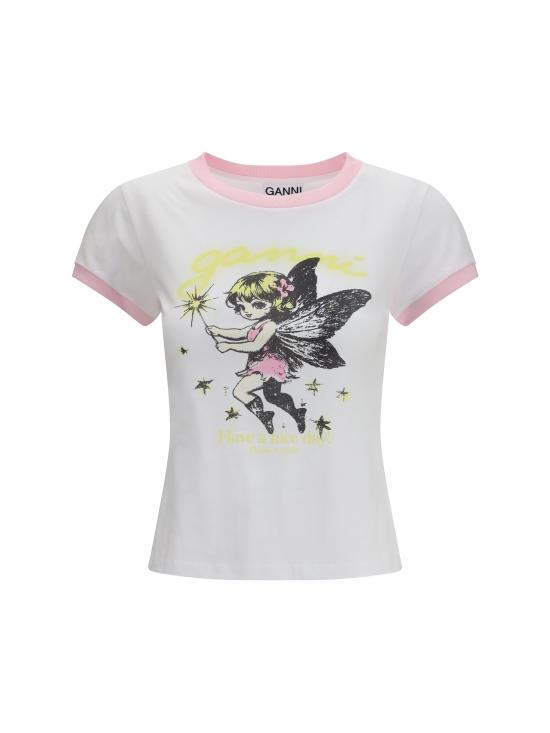 26SS 가니 반팔 티셔츠 A1050144 151 WHITE