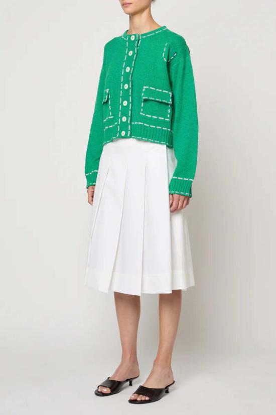  아뜰리에 델핀 가디건 아틀리에 델핀 로티 부클 코튼 - ATELIER DELPHINE