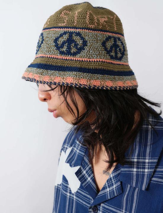  스토리엠에프지 버킷햇 스토리 매뉴팩처링 인디고 피스 브루