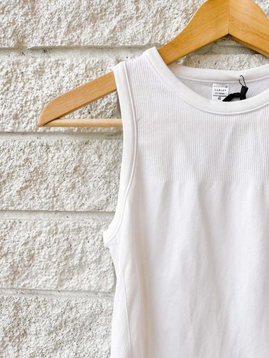  발리 민소매 티셔츠 바를리 토비 민소매 탱크탑 화이트 - VARLEY