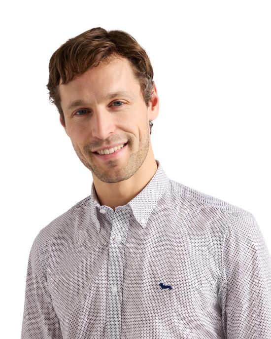 26SS 하몬트앤블레인 긴팔 셔츠 CNQ026013819M 801 BLU BLUE - HARMONT & BLAINE