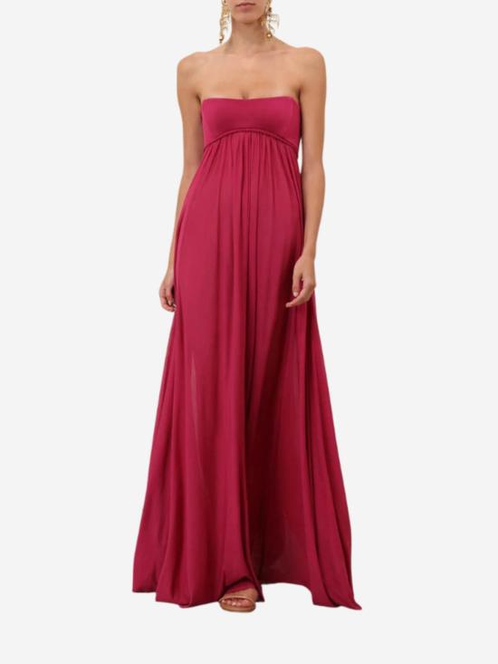  짐머만 롱 원피스 루나 저지 반도 가운 - ZIMMERMANN