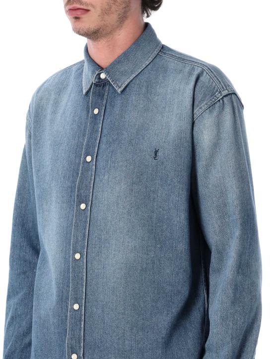 26SS 생로랑 데님 셔츠 862246Y29YA 4428 HORIZON BLUE - SAINT LAURENT