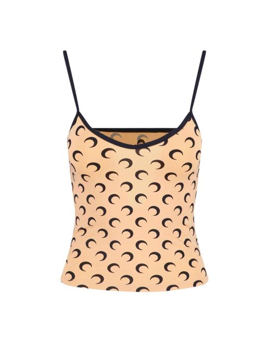  마린세르 민소매 티셔츠 마린 세르 탱크탑 로고 문 베이지