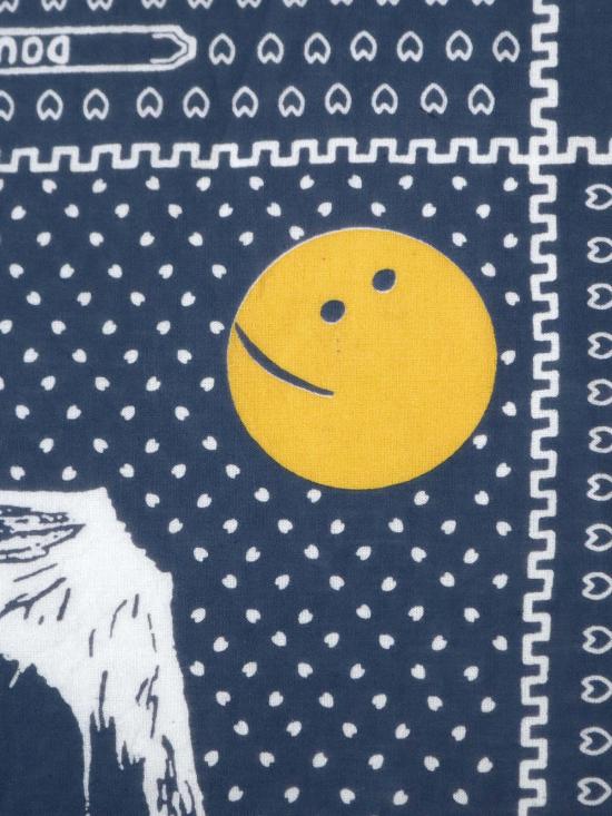  캐피탈 머플러/스카프 패스트컬러 셀비지 반다나 (미러드 후지 프로필 레인보이) - KAPITAL