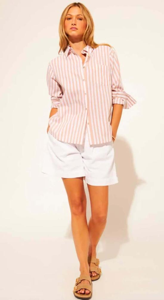  John & Jenn 셔츠 존 & 젠 훌리오 버튼업 - JOHN & JENN