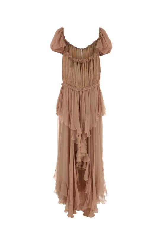 26SS 끌로에 롱 원피스 CH26SRO08001 6H7 Pink - CHLOE