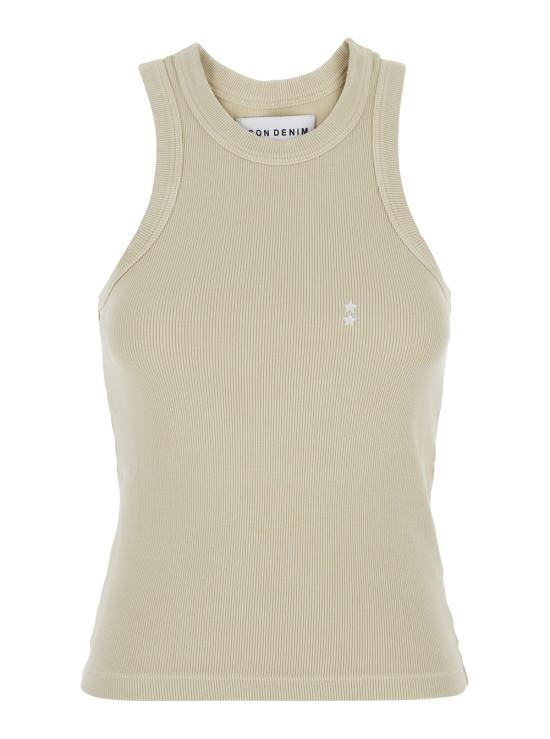 26SS 아이콘데님 민소매 티셔츠 LUNAJ8037DES Beige