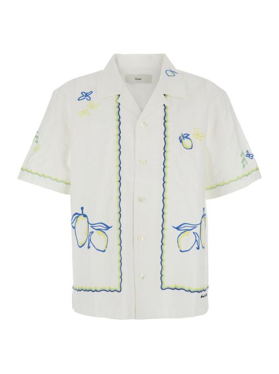 26SS 던스트 반팔 셔츠 UDSH6B121Y1LEMONGARDEN White