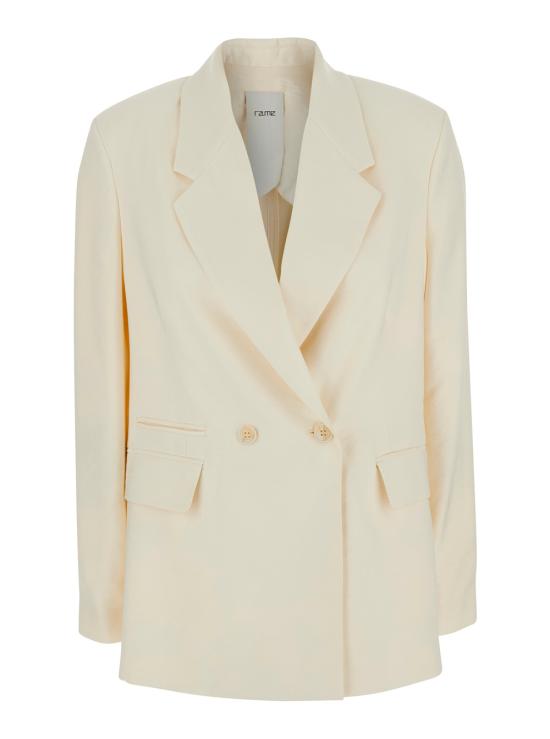 26SS RAME 수트 자켓 NSGIA08TVI0427BUT White
