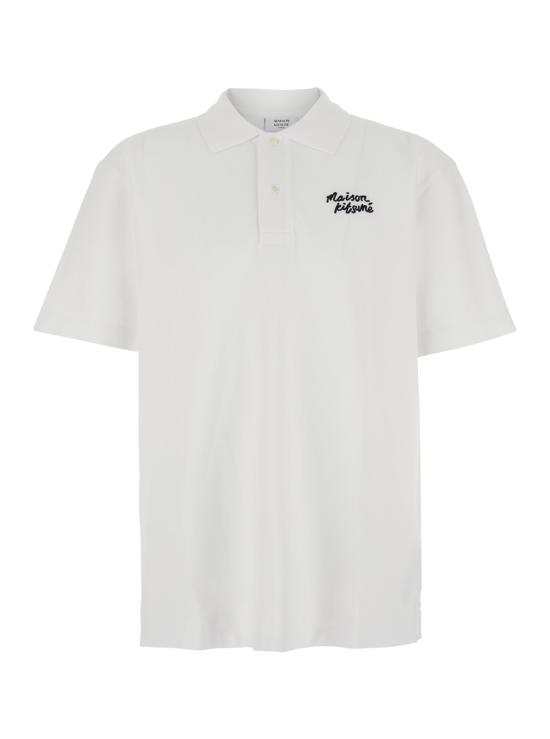 26SS 메종키츠네 폴로 티셔츠 MM00201KP0001M186 White