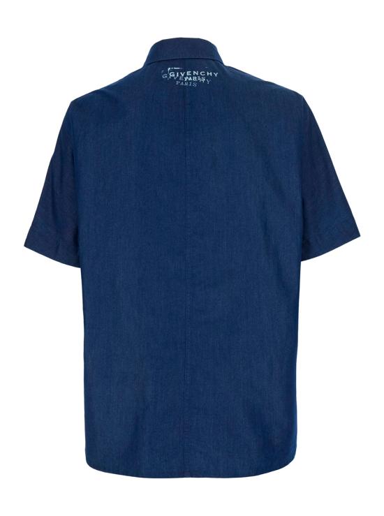 26SS 지방시 셔츠 BM617Q517D415 Blu - GIVENCHY