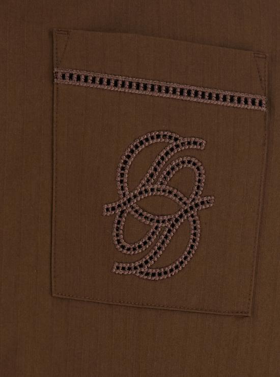 26SS 드롤드무슈 긴팔 셔츠 KSH262CO278BN Brown - DROLE DE MONSIEUR