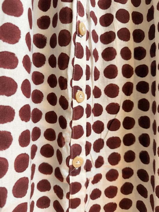  해피 프렌치 갱 블라우스 엘리스 드레스 빅 도트 - HAPPY FRENCH GANG