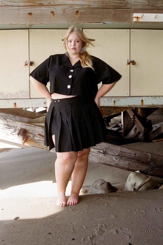  노블 블라우스 쉘 유틸리티 셔츠 애쉬 - NOBLE