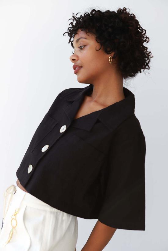  노블 블라우스 쉘 유틸리티 셔츠 애쉬 - NOBLE