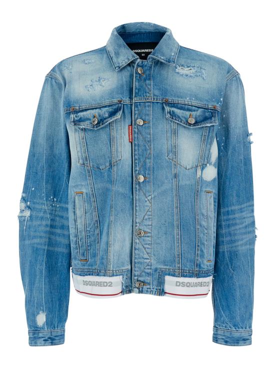 26SS 디스퀘어드2 데님 자켓 S71AN0669D30038470 Light blue