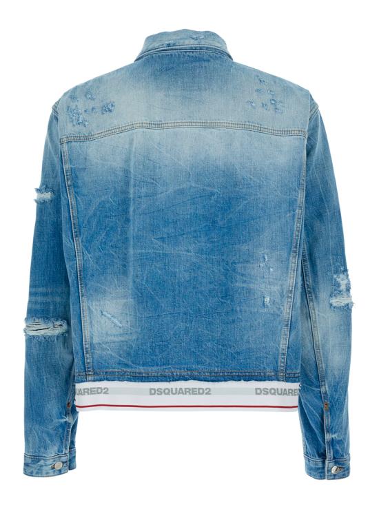 26SS 디스퀘어드2 데님 자켓 S71AN0669D30038470 Light blue - DSQUARED2