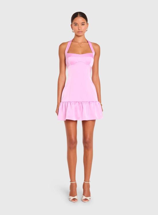  아만다 업리차드 숏 원피스 헤일리 드레스 아잘레아