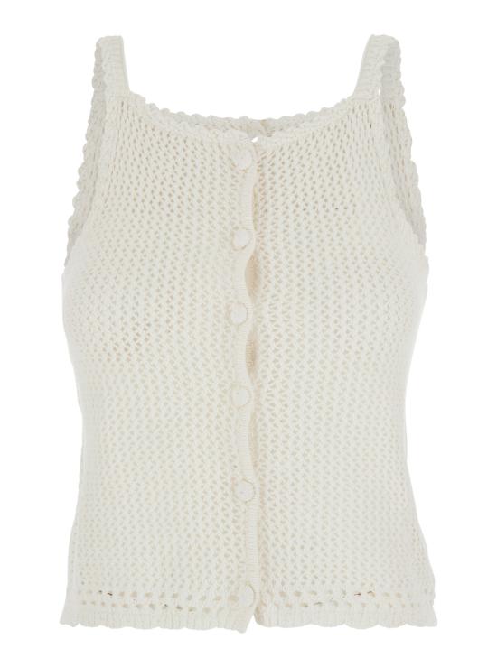 26SS 던스트 탑 UDSW6B232IVIVORY White