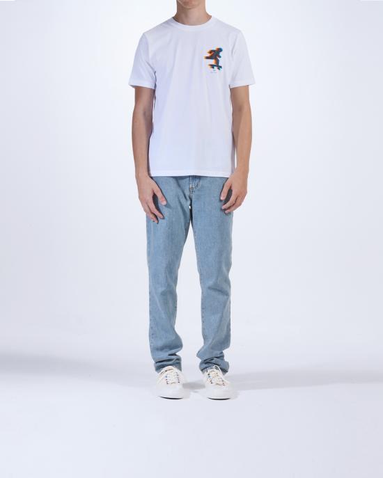  PS 바이 폴스미스 반팔 티셔츠 M2R 011R NP4695 BIANCO - PS BY PAUL SMITH