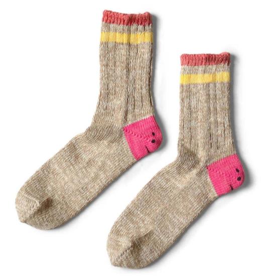  캐피탈 양말 카피탈 60야른 아이비 레인보우 해피 힐 홀드