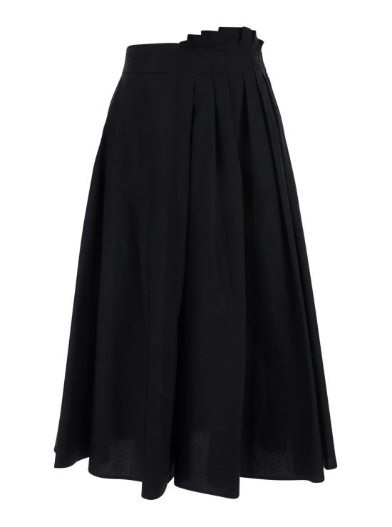 26SS 엠에스지엠 롱 스커트 4041MDD1926711299 Black