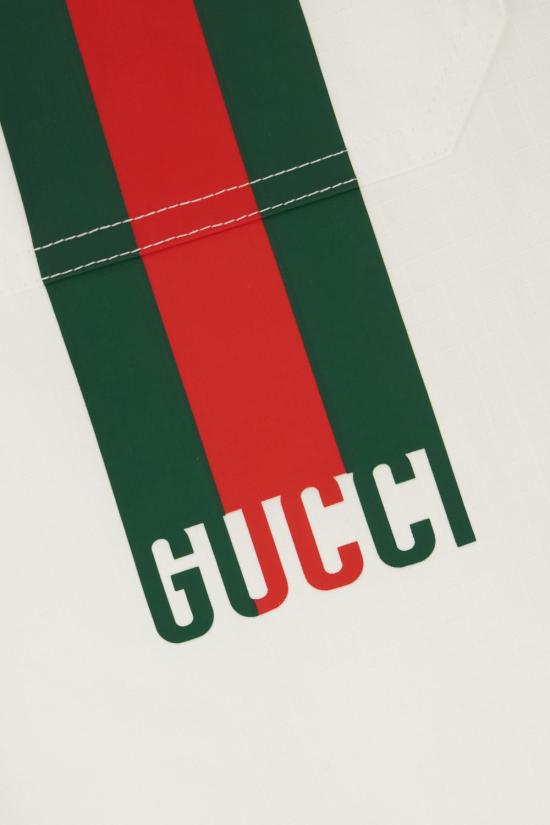  구찌 숏팬츠 코튼 버뮤다 쇼츠 화이트 - GUCCI