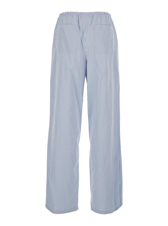 26SS 던스트 스트레이트 팬츠 UDPA6B222B1SOFTBLUECHECK Light blue - DUNST