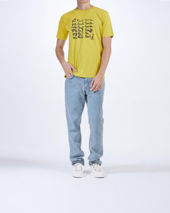  PS 바이 폴스미스 반팔 티셔츠 M2R 011R NP4697 12A GIALLO - PS BY PAUL SMITH
