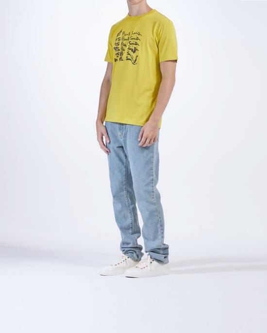  PS 바이 폴스미스 반팔 티셔츠 M2R 011R NP4697 12A GIALLO - PS BY PAUL SMITH