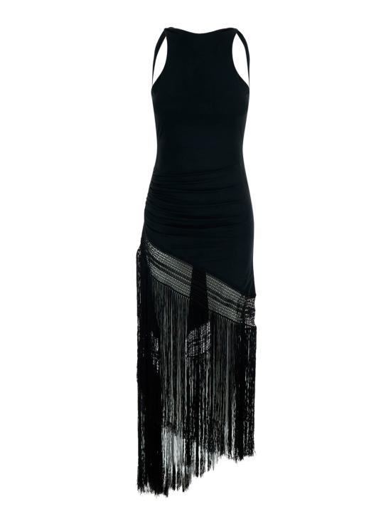26SS 안다마네 롱 원피스 TM190159ATJP142BLACK Black