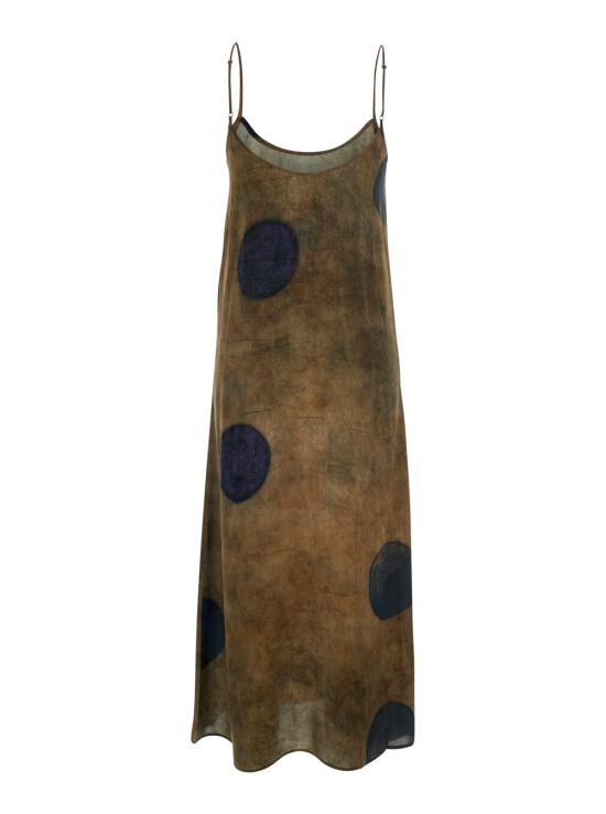 26SS 우마 왕 롱 원피스 UW5083UW063 Brown - UMA WANG