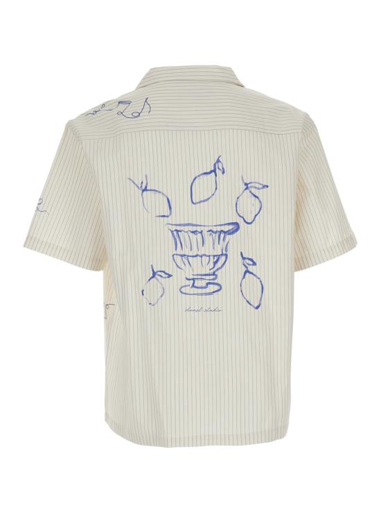 26SS 던스트 반팔 셔츠 UDSH6B121B1CAPRIOCEAN Blu - DUNST