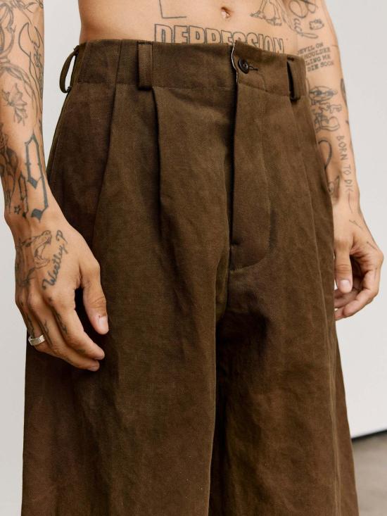  Evan Kinori 스트레이트 팬츠 - OTHER BRANDS