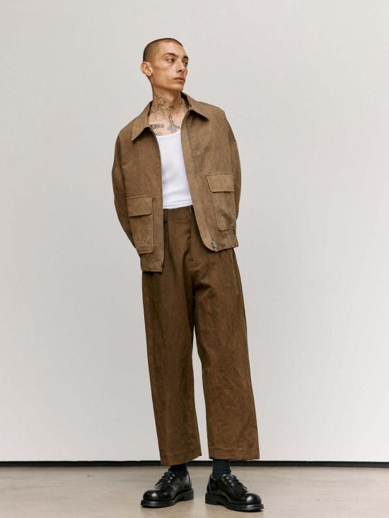  Evan Kinori 스트레이트 팬츠 - OTHER BRANDS