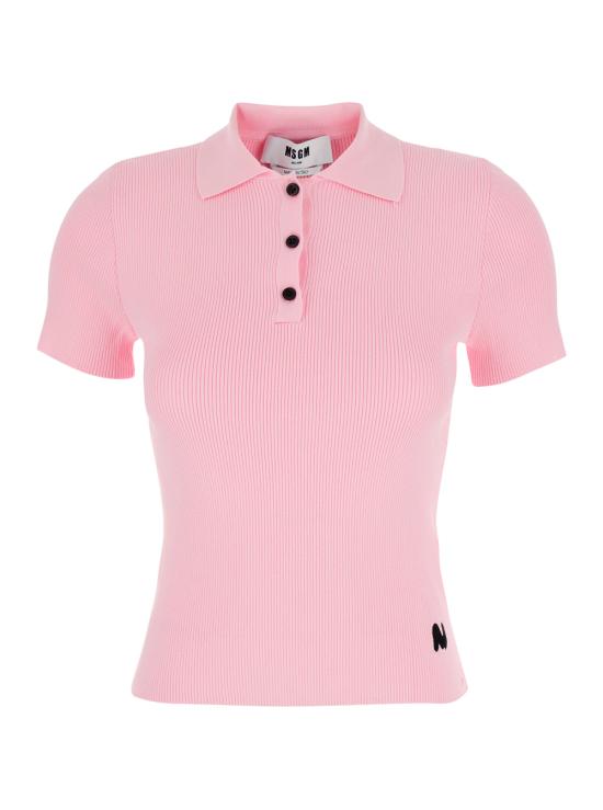 26SS 엠에스지엠 폴로 티셔츠 4041MDM20126729712 Pink