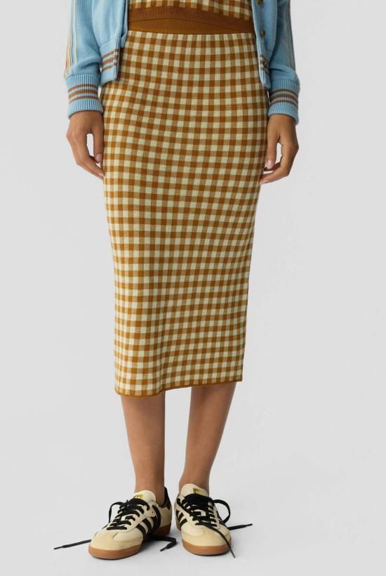  게스트 인 레지던스 롱 스커트 깅엄