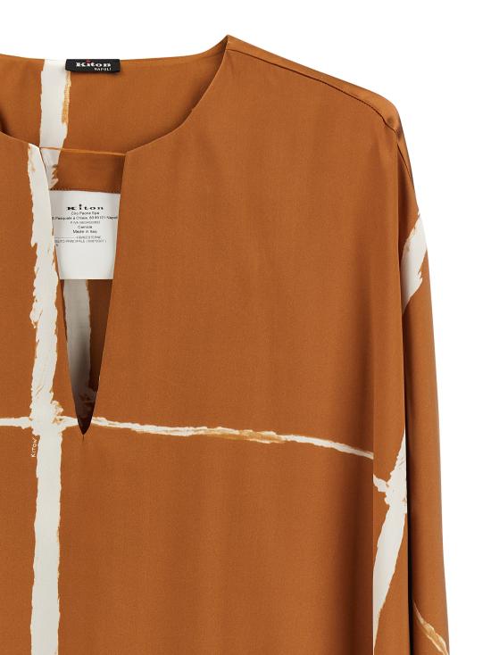 26SS 키톤 블라우스 D49438K0873G07003 Brown - KITON